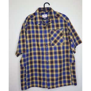 Men's Redington Fly Fishing Button Down Short Sleeve Shirt Sz XL